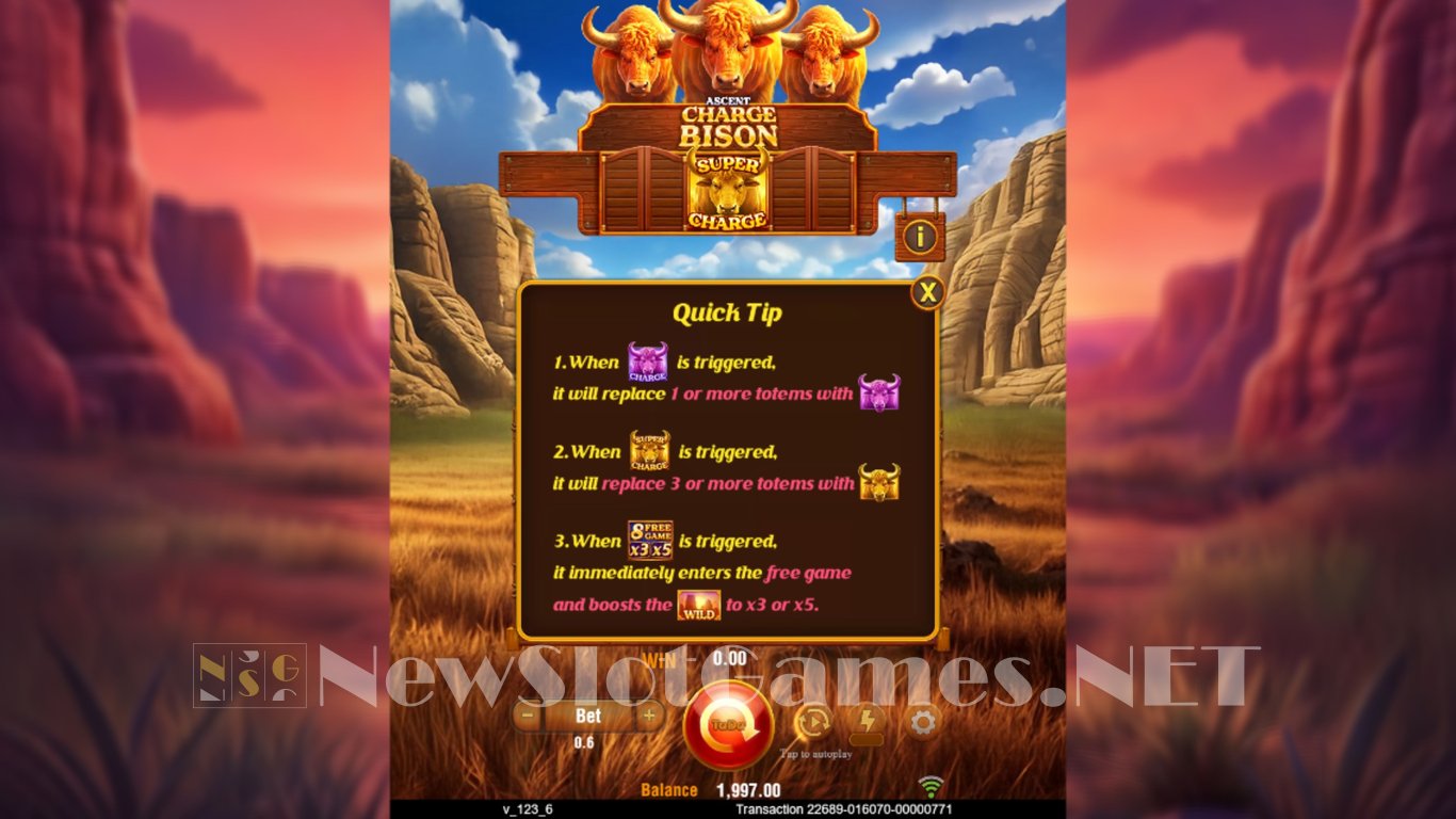 Charge Bison Ascent Slot Slot Image in Demo - pic. 4