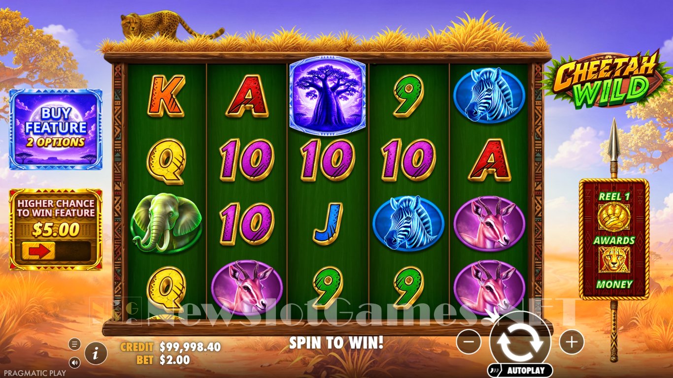 Cheetah Wild Slot Demo Image