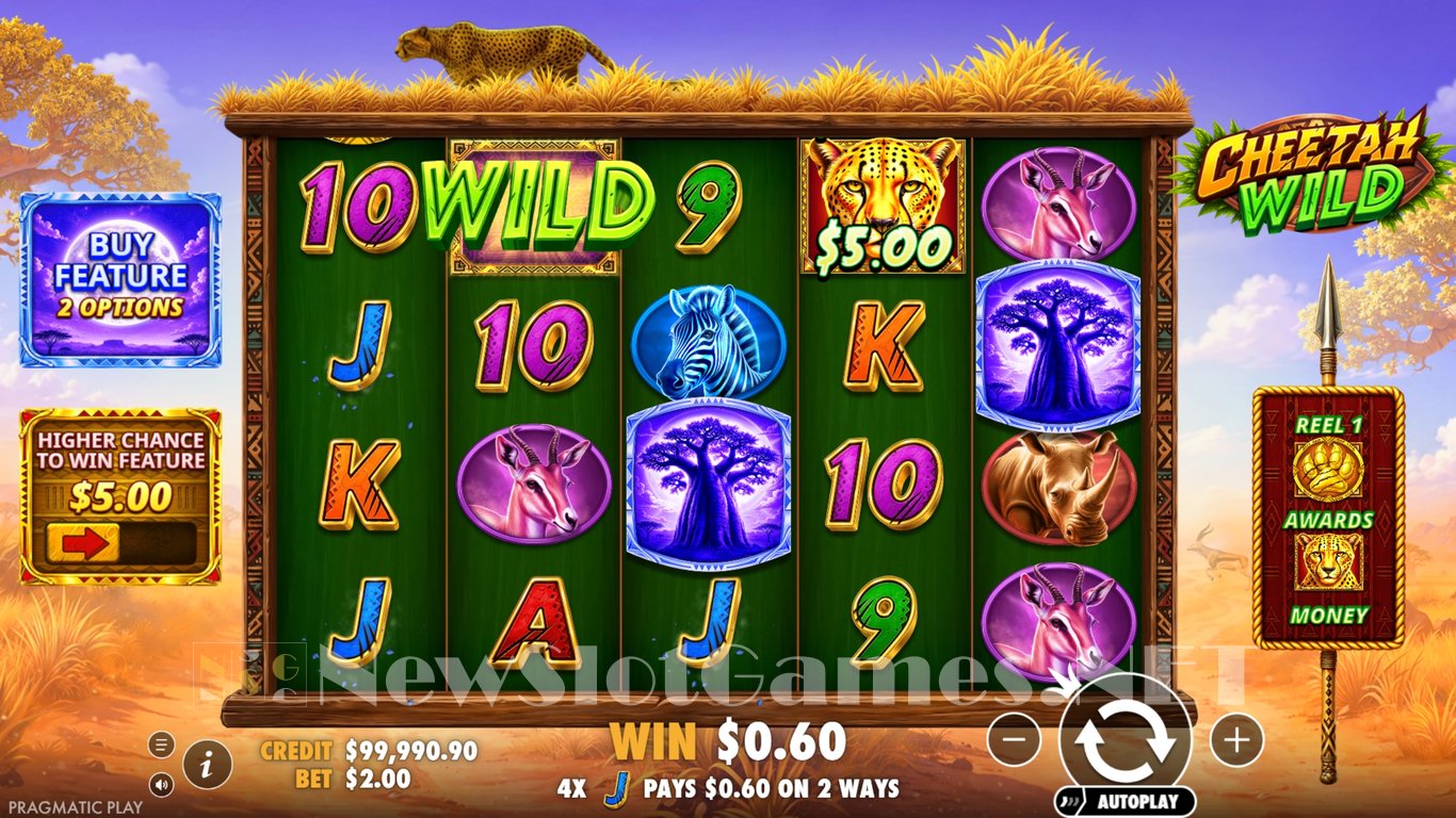Cheetah Wild Slot Slot Image in Demo - pic. 2