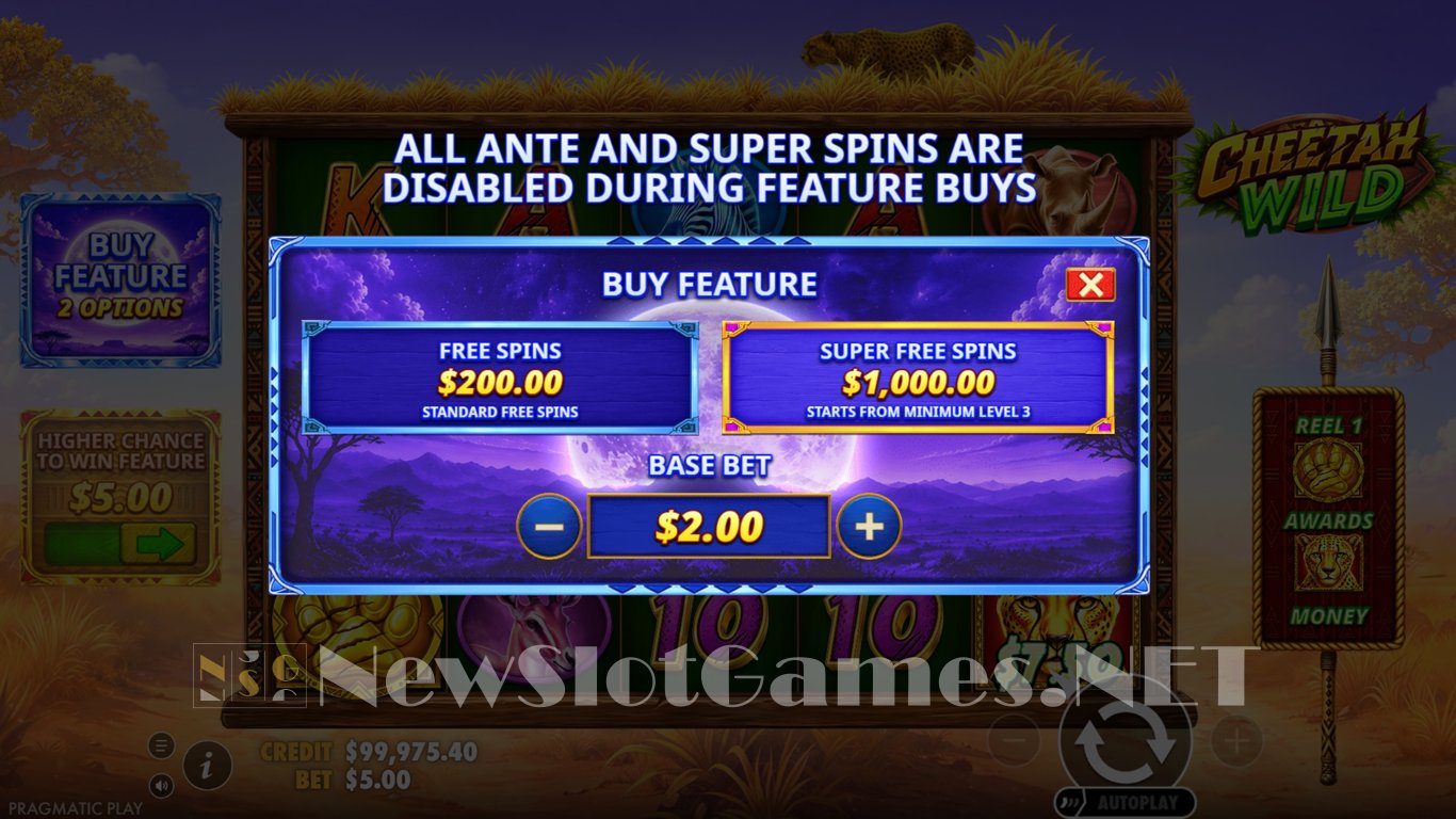Cheetah Wild Slot Slot Image in Demo - pic. 5