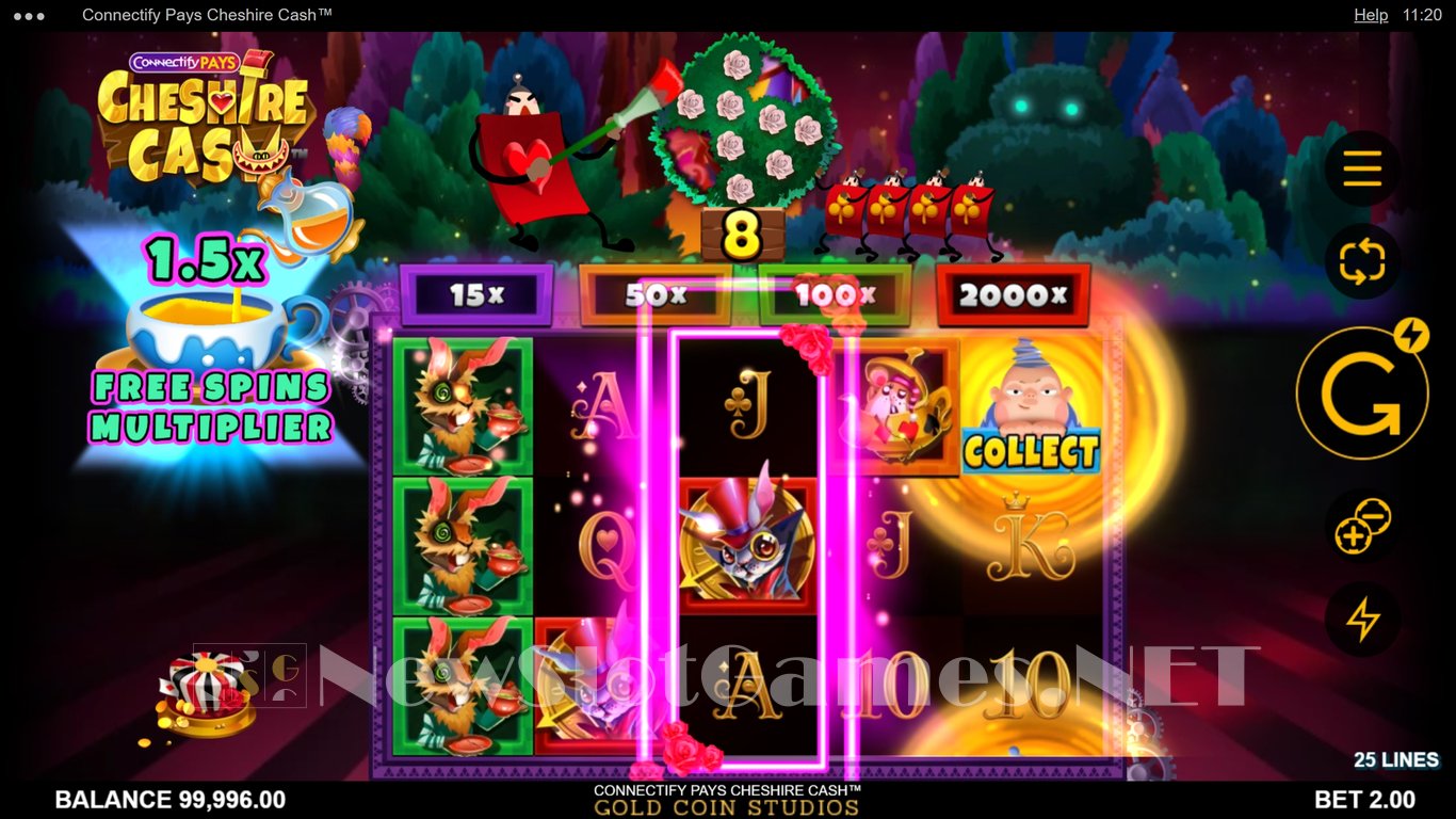 Cheshire Cash Connectify Pays Slot Slot Image in Demo - pic. 2
