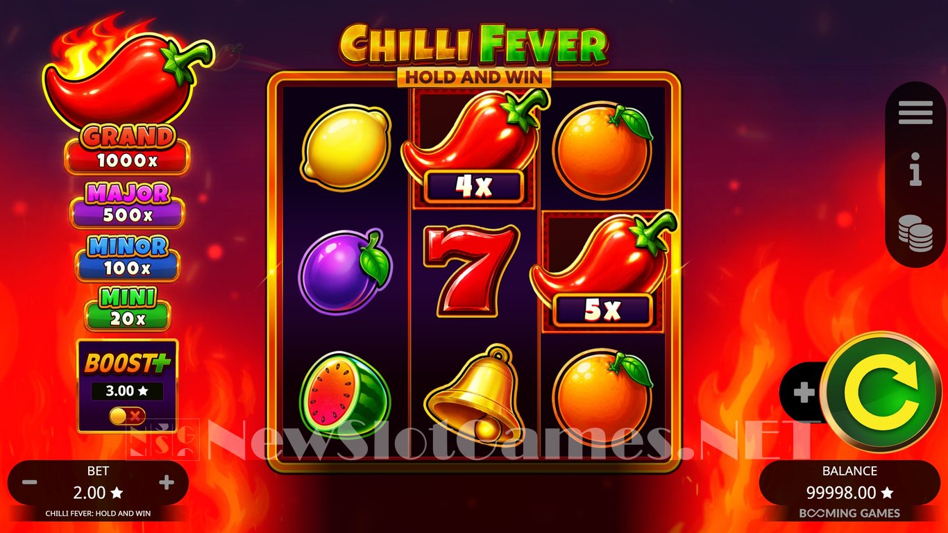 Chilli Fever Hold and Win Slot Demo Image