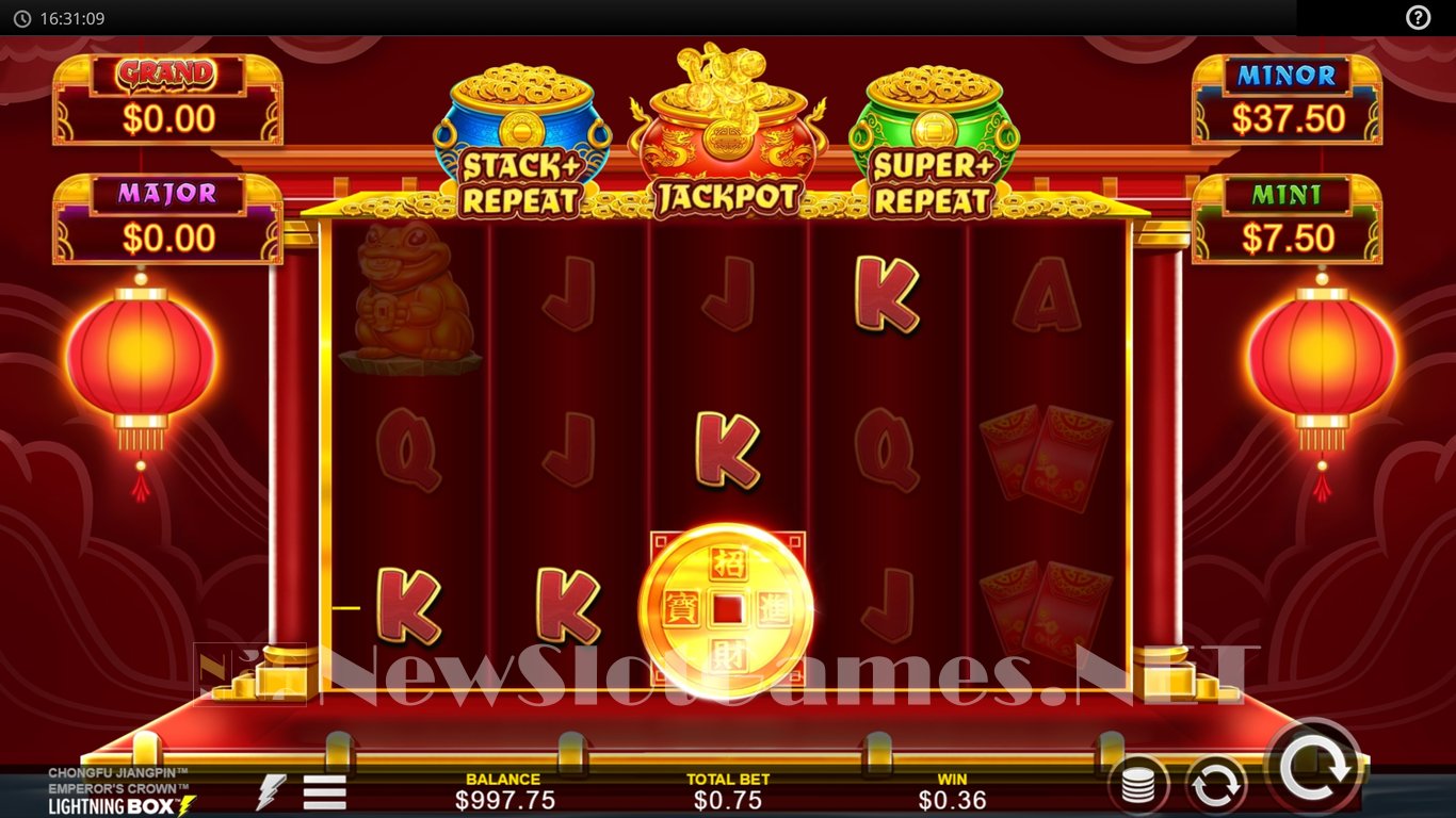 ChongFu Jiangpin Emperors Crown Slot Slot Image in Demo - pic. 3