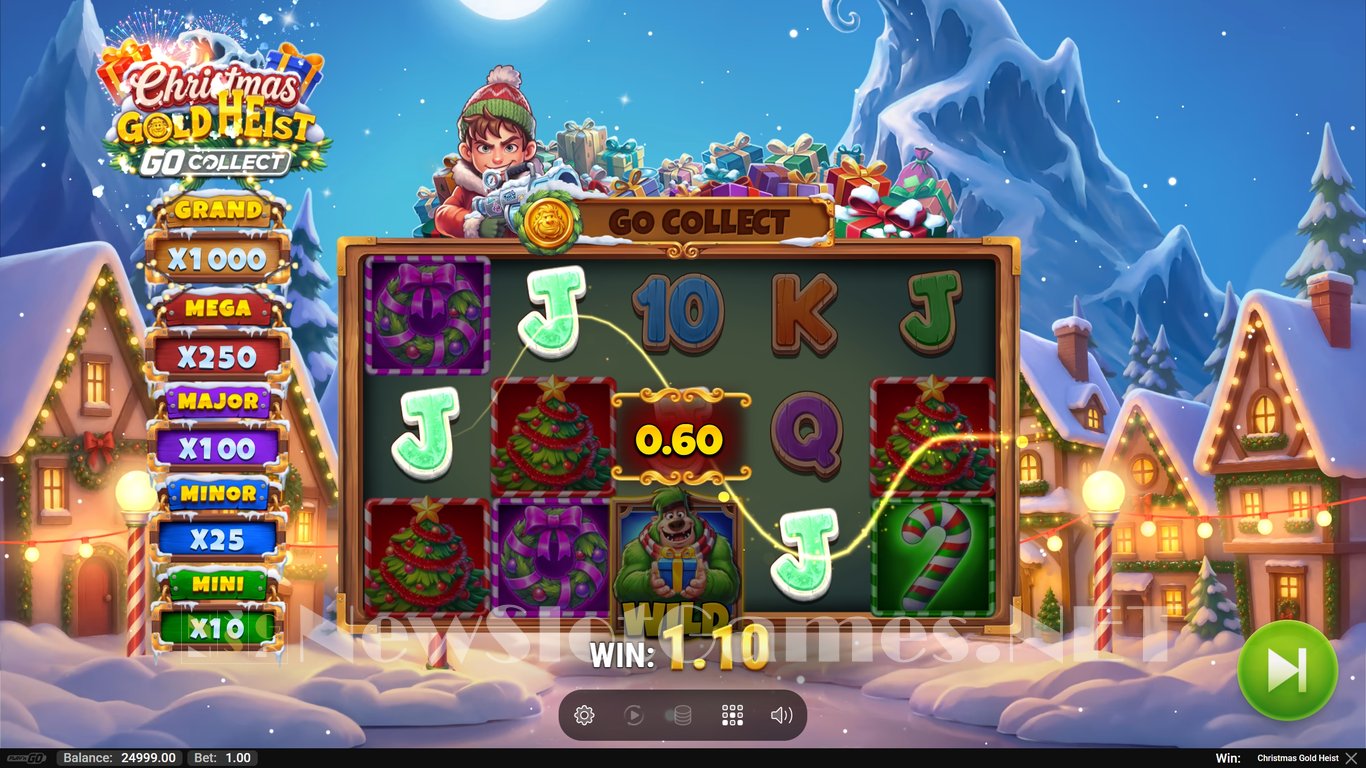 Christmas Gold Heist Slot Demo Image