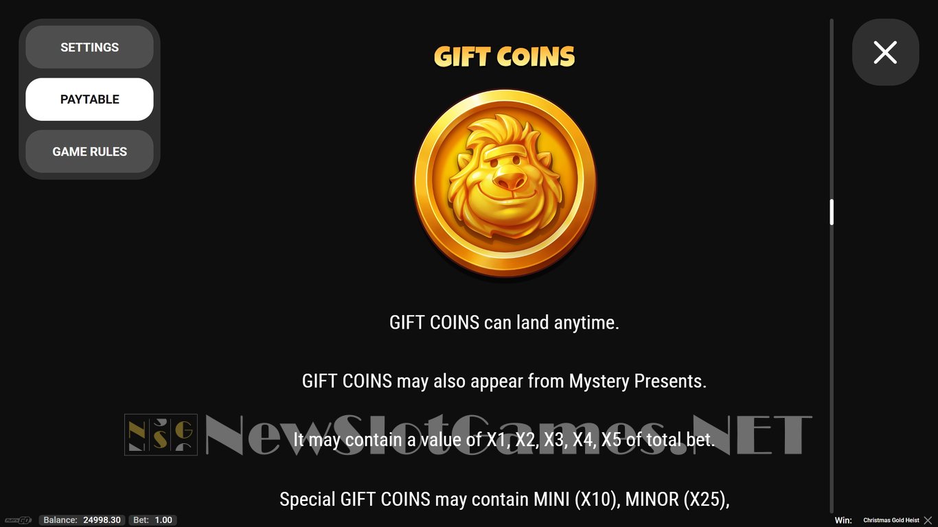 Christmas Gold Heist Slot Slot Image in Demo - pic. 5