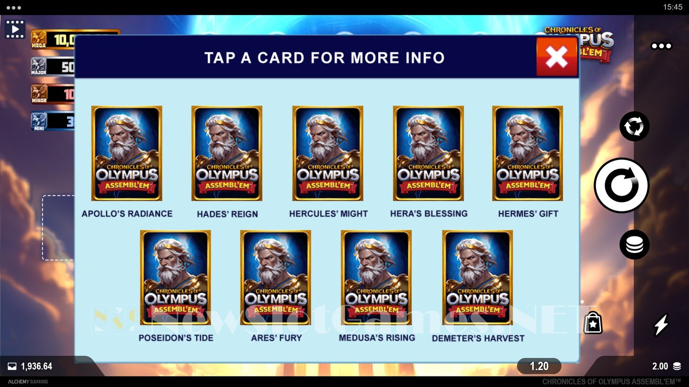 Chronicles of Olympus Assemblem Slot Slot Image in Demo - pic. 5