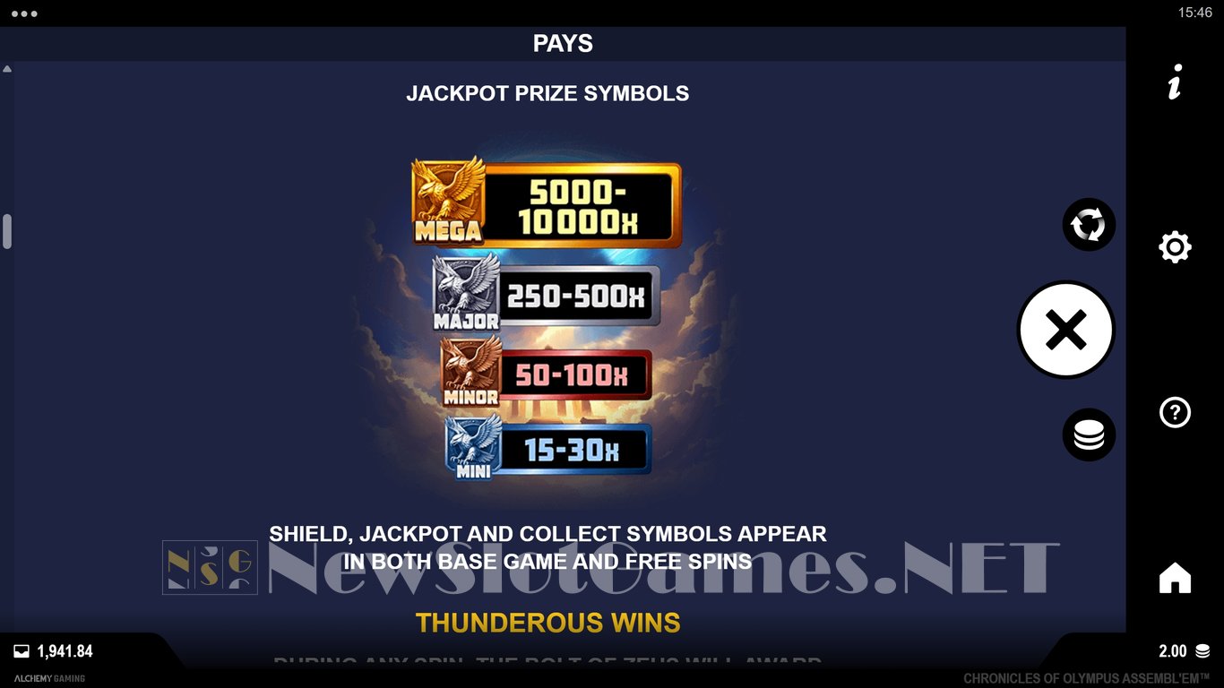 Chronicles of Olympus Assemblem Slot Slot Image in Demo - pic. 7