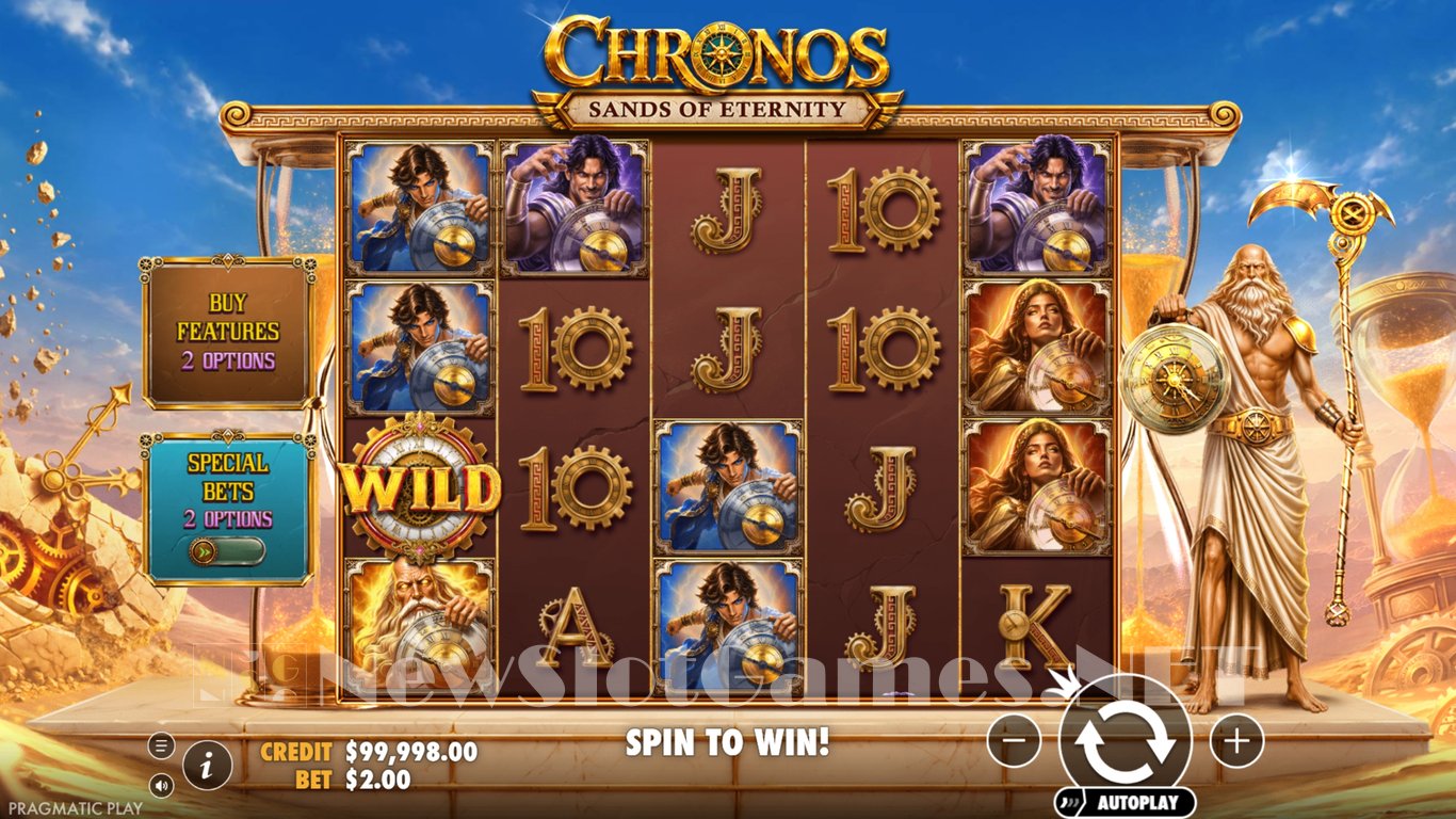 Chronos Sands of Eternity Slot Demo Image