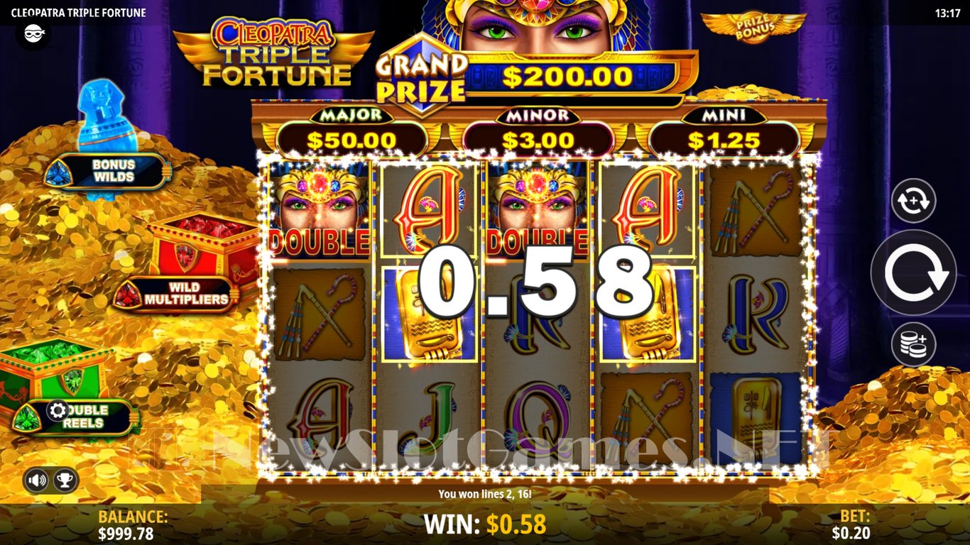 Cleopatra Triple Fortune Slot Slot Image in Demo - pic. 4