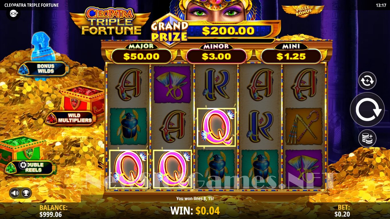 Cleopatra Triple Fortune Slot Slot Image in Demo - pic. 7