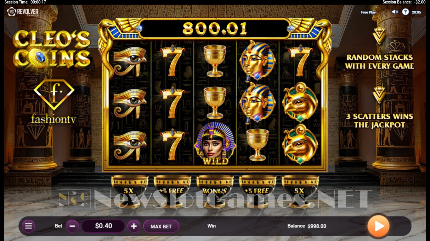 Cleos Coins - Fashion TV Slot Slot Image in Demo - pic. 4
