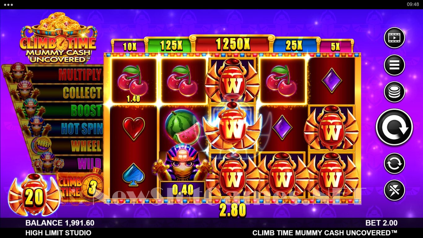 Climb Time Mummy Cash Uncovered Slot Slot Image in Demo - pic. 5
