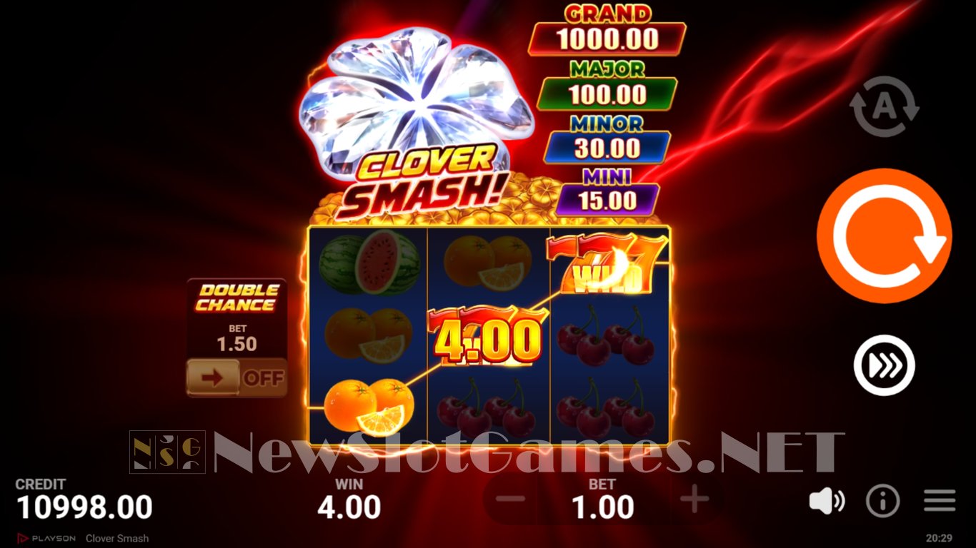 Clover Smash Slot Demo Image