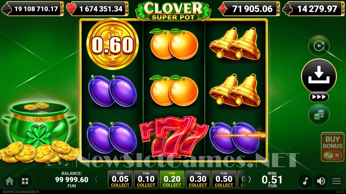 Clover Super Pot Slot Demo Image