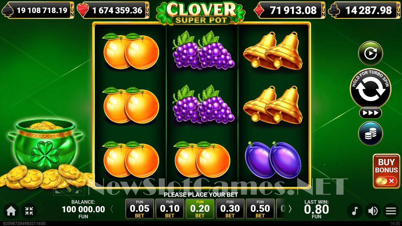 Clover Super Pot Slot Slot Image in Demo - pic. 3