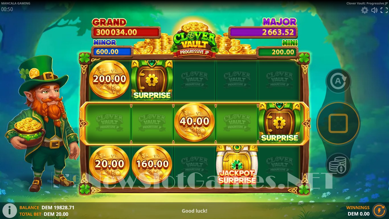 Clover Vault Progressive JP Slot Slot Image in Demo - pic. 4