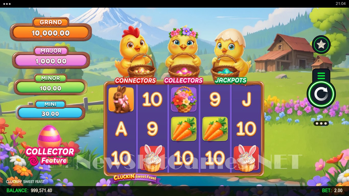 Cluckin Sweet Feast Slot Demo Image