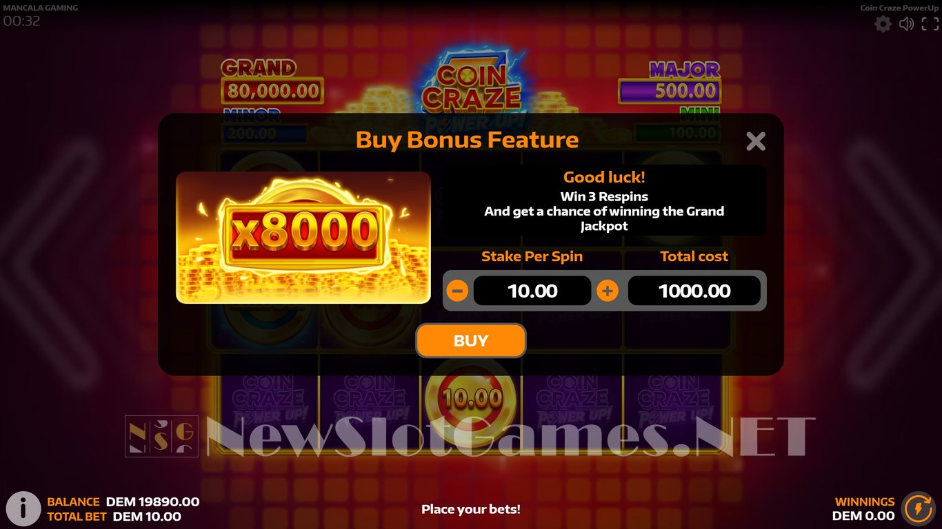 Coin Craze PowerUp Slot Slot Image in Demo - pic. 3