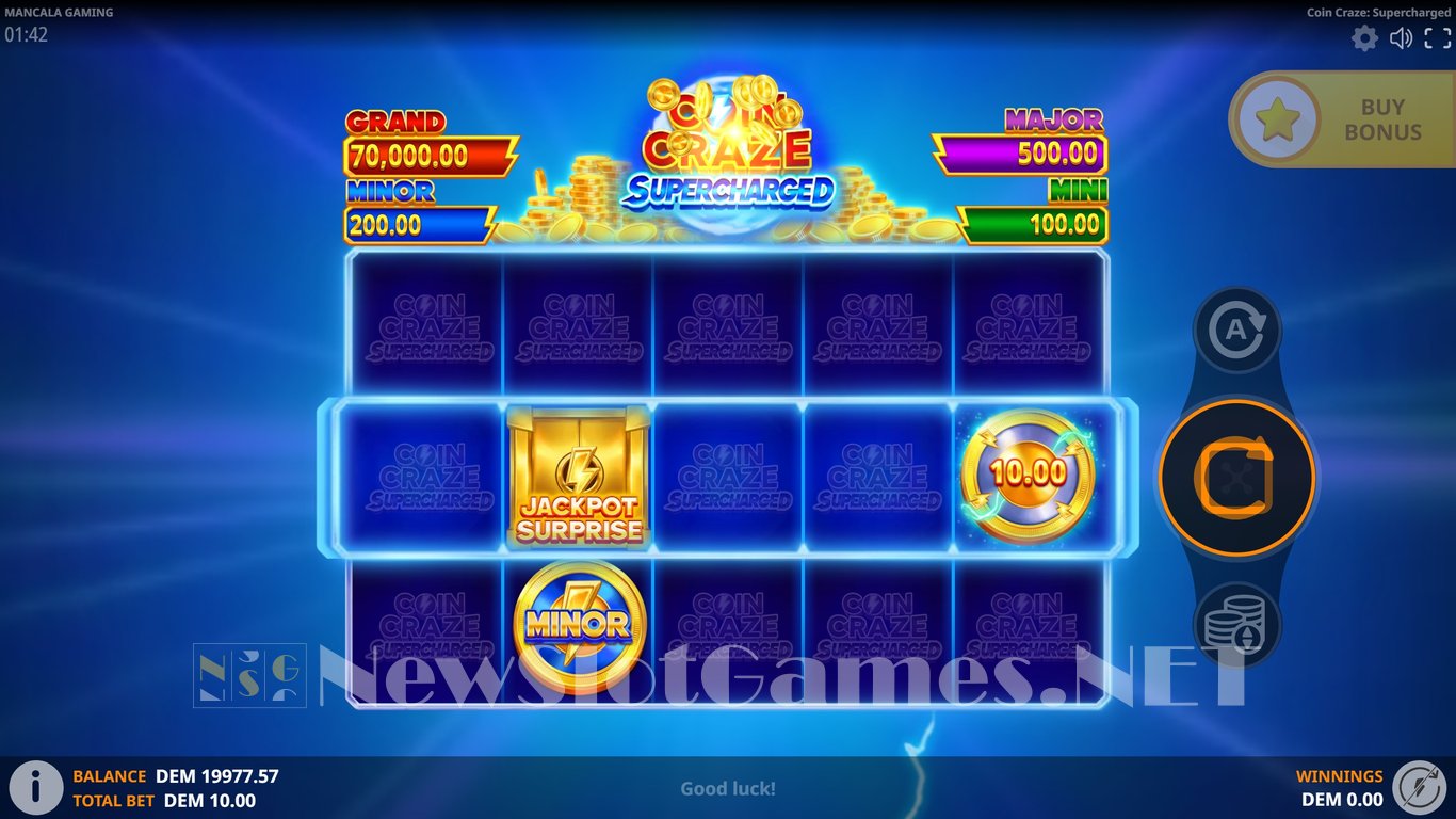 Coin Craze Supercharged Slot Slot Image in Demo - pic. 2