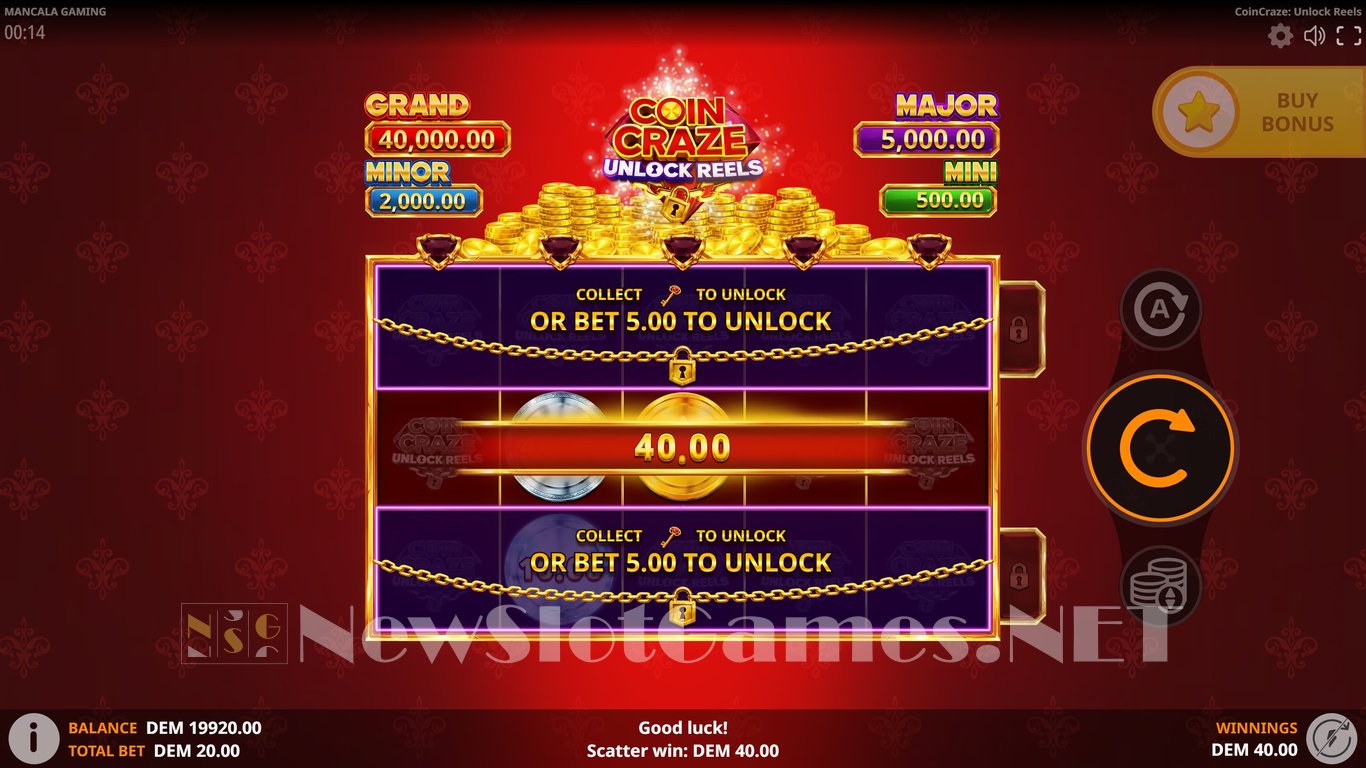 Coin Craze Unlock Reels Slot Slot Image in Demo - pic. 3