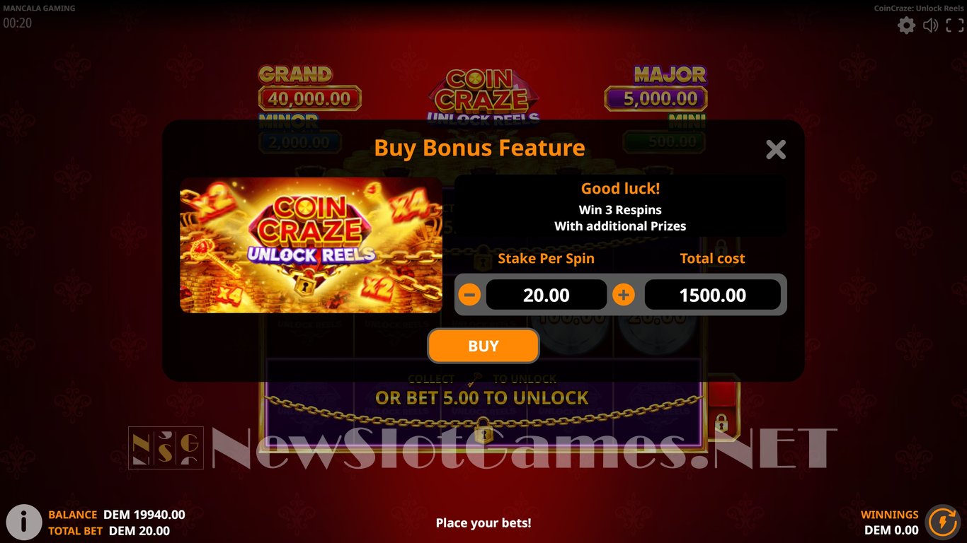 Coin Craze Unlock Reels Slot Slot Image in Demo - pic. 4