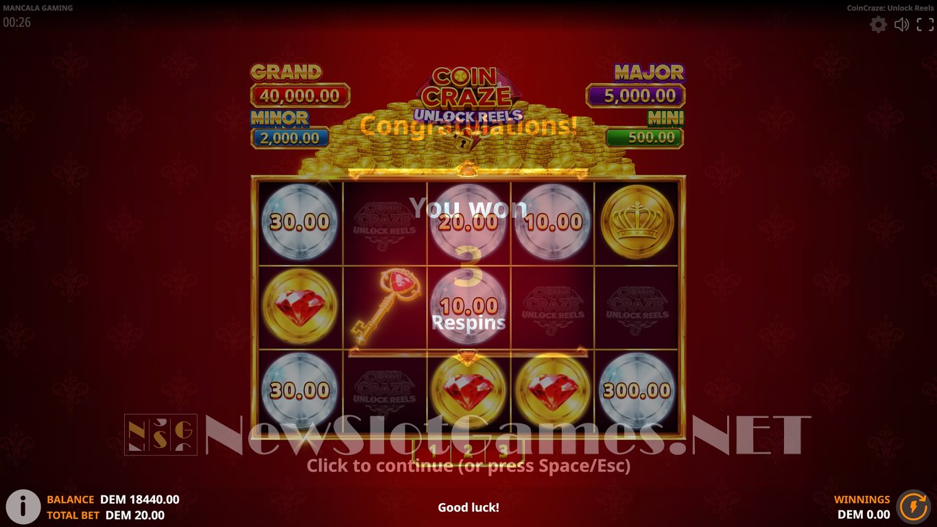 Coin Craze Unlock Reels Slot Slot Image in Demo - pic. 5