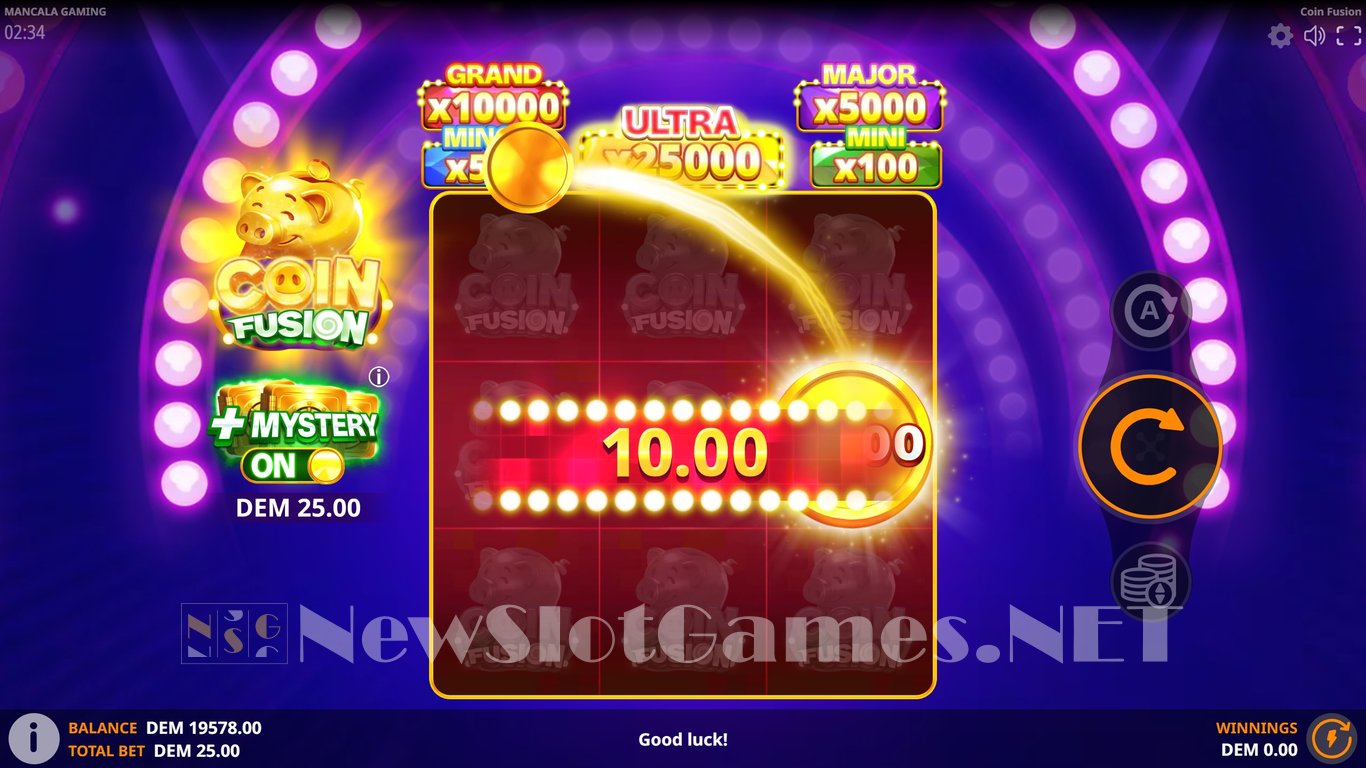 Coin Fusion Slot Demo Image