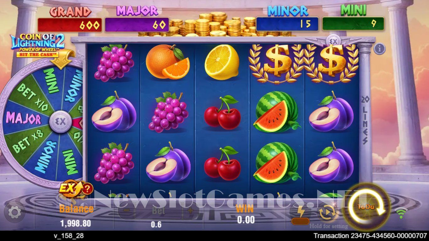 Coin of Lightning 2 Slot Demo Image