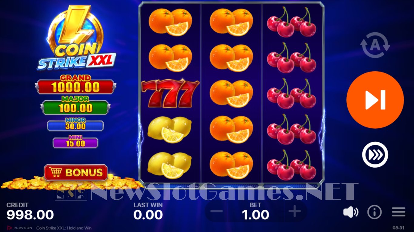 Coin Strike XXL Hold and Win Slot Demo Image