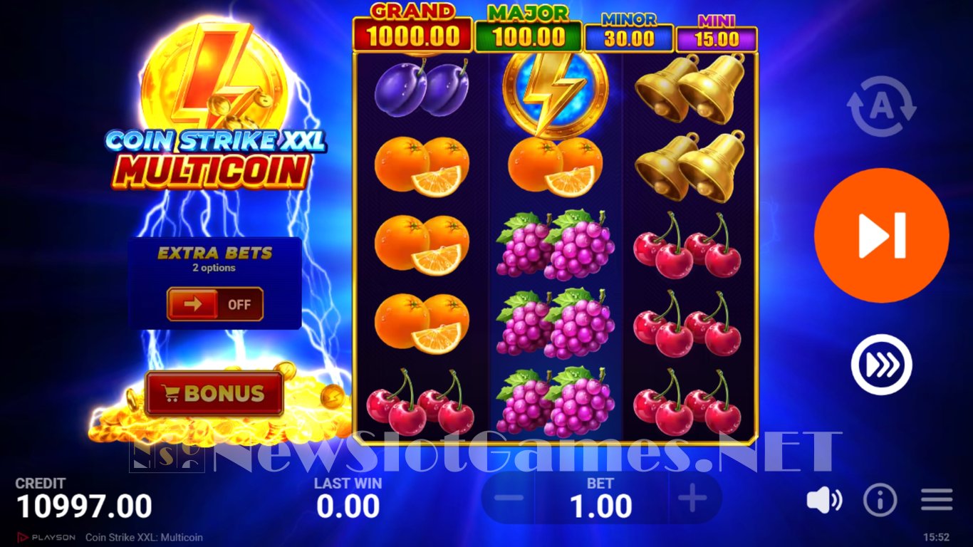 Coin Strike XXL Multicoin Slot Demo Image
