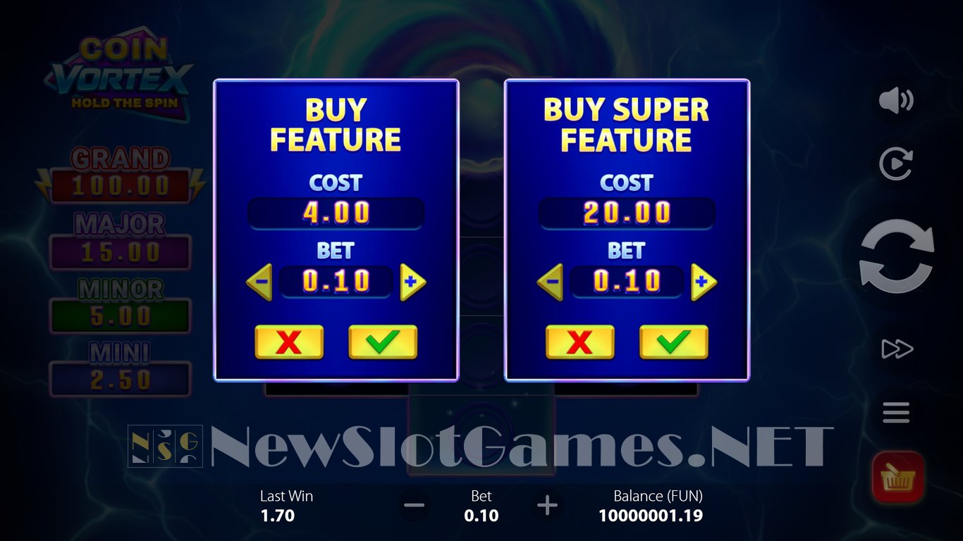 Coin Vortex Hold the Spin Slot Slot Image in Demo - pic. 4