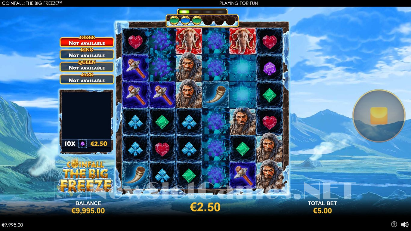 CoinFall The Big Freeze Slot Demo Image