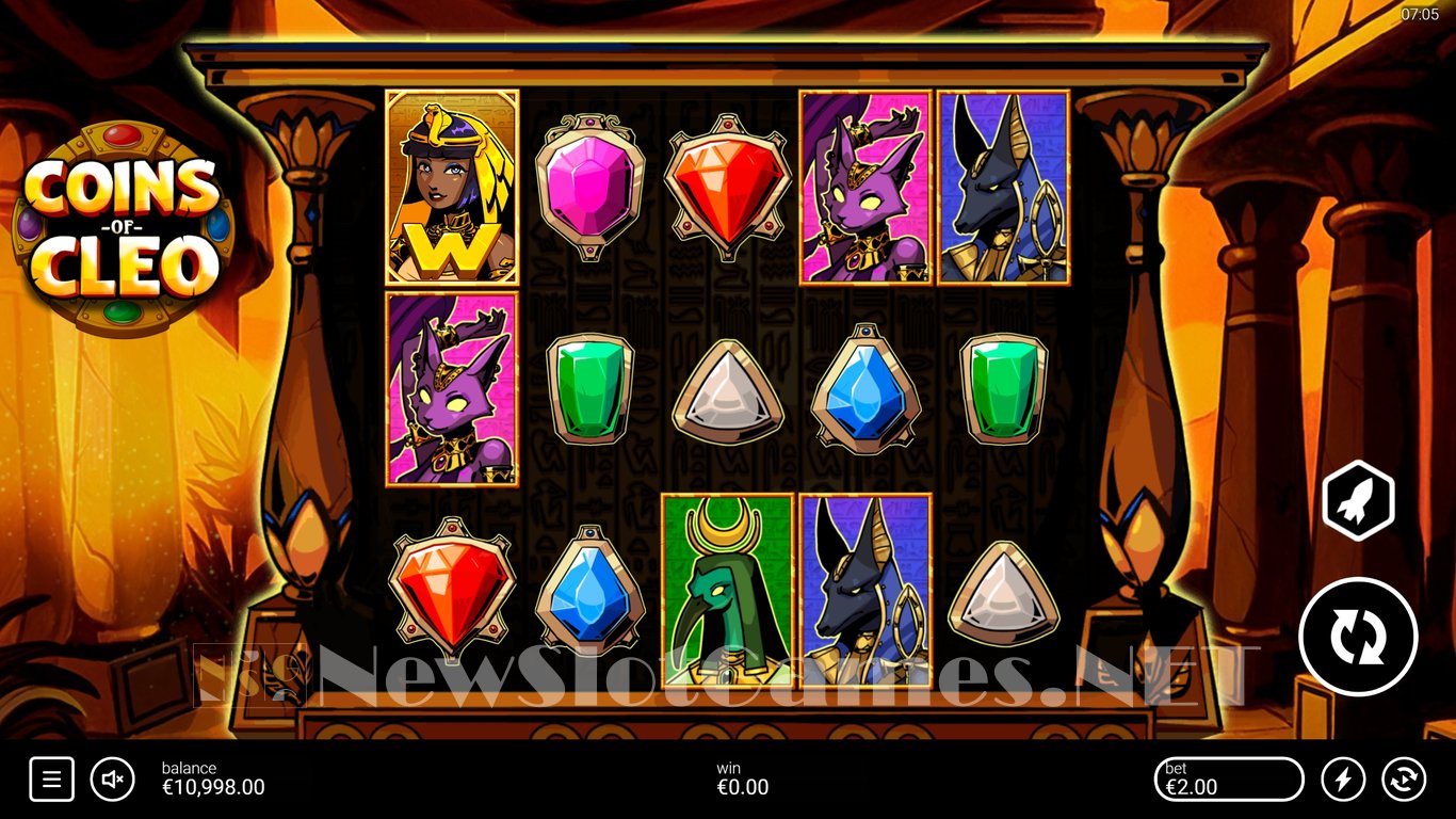 Coins of Cleo Slot Demo Image
