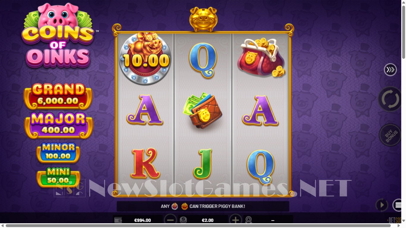 Coins of Oinks Slot Demo Image