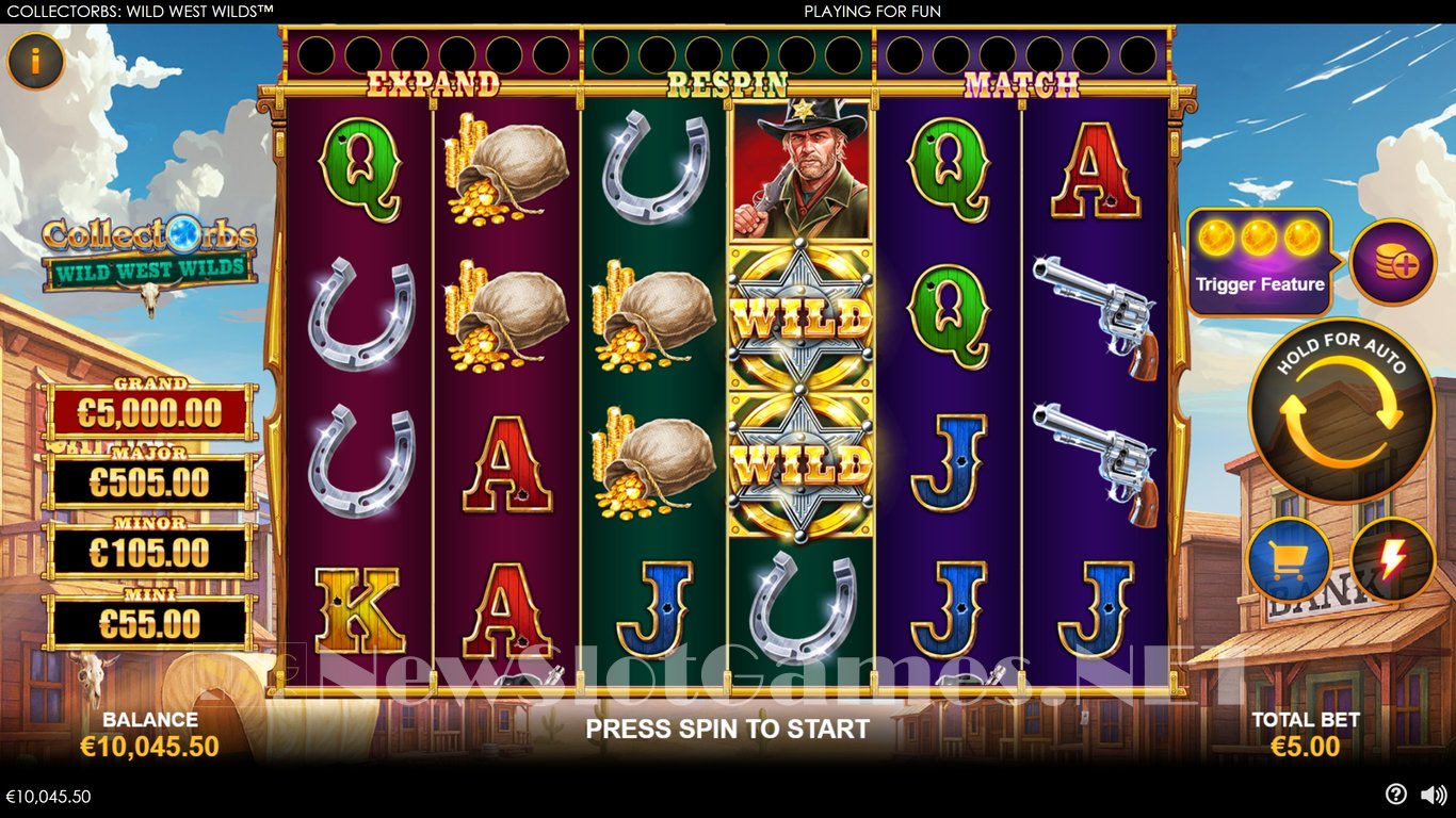 CollectOrbs Wild West Wilds Slot Slot Image in Demo - pic. 2