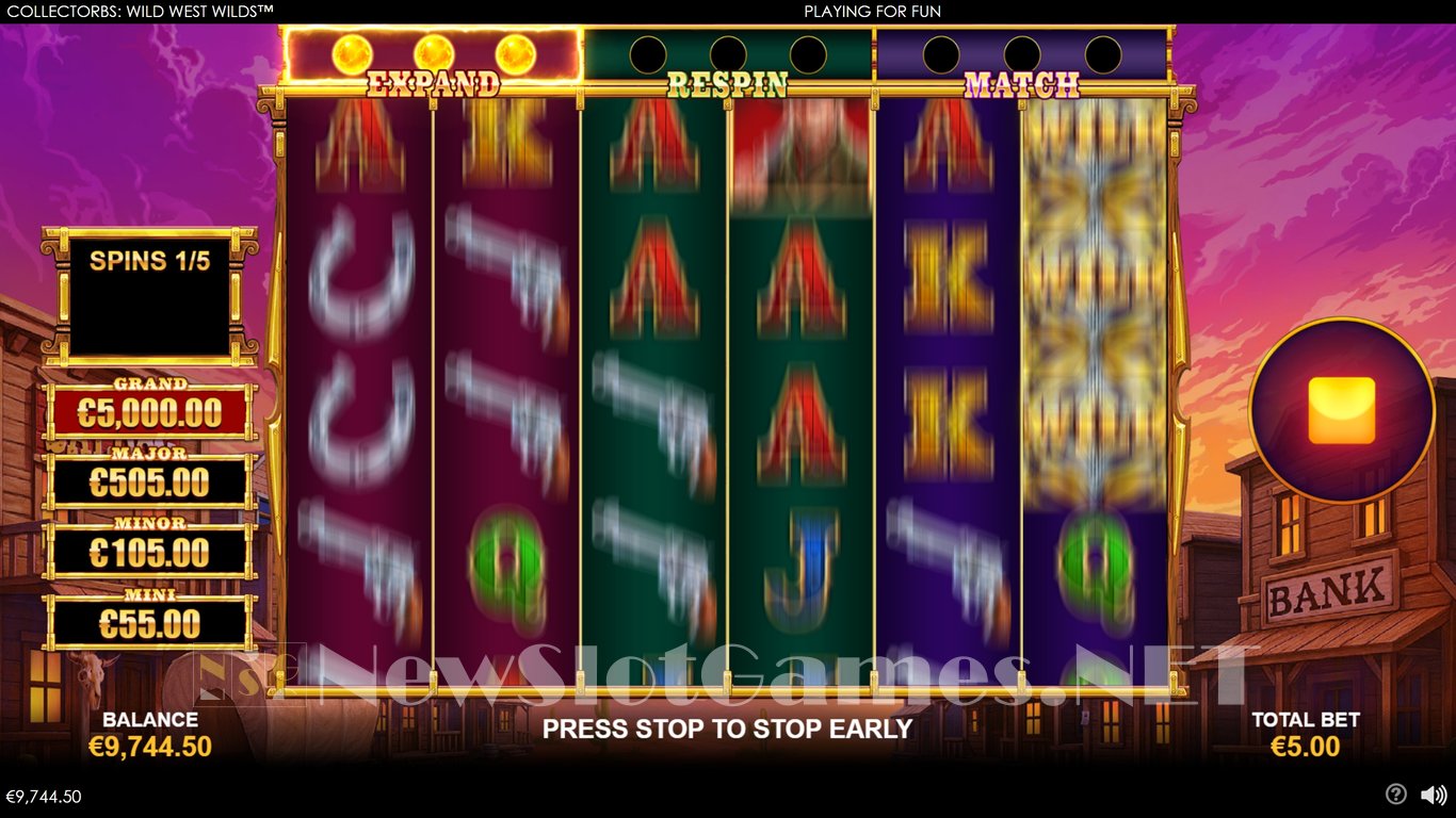 CollectOrbs Wild West Wilds Slot Slot Image in Demo - pic. 6