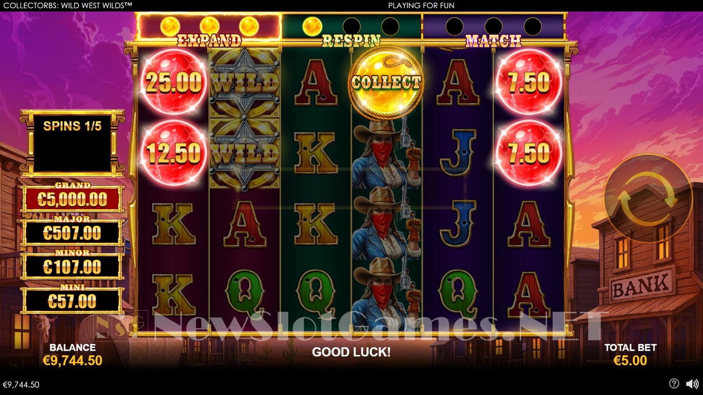 CollectOrbs Wild West Wilds Slot Slot Image in Demo - pic. 7