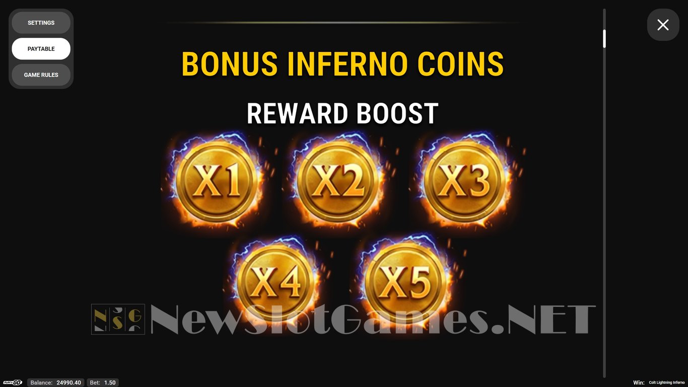 Colt Lightning Inferno Slot Slot Image in Demo - pic. 6