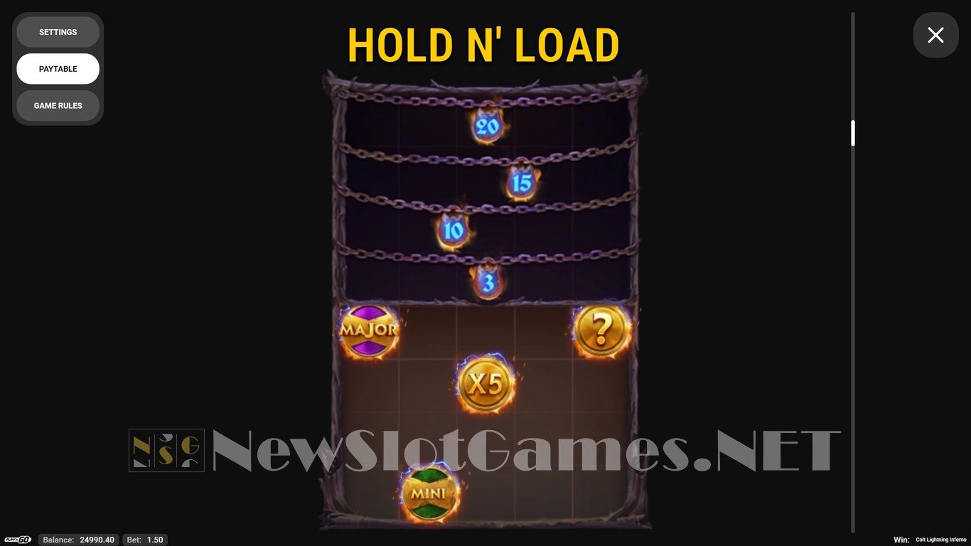 Colt Lightning Inferno Slot Slot Image in Demo - pic. 8
