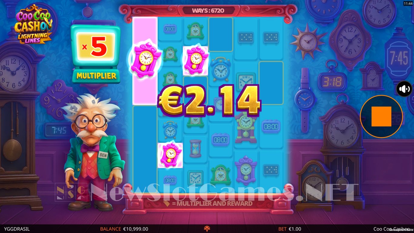 Coo Coo Cashoo Lightning Lines Slot Slot Image in Demo - pic. 2