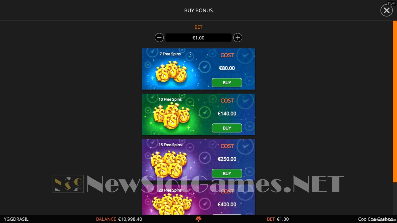 Coo Coo Cashoo Lightning Lines Slot Slot Image in Demo - pic. 6