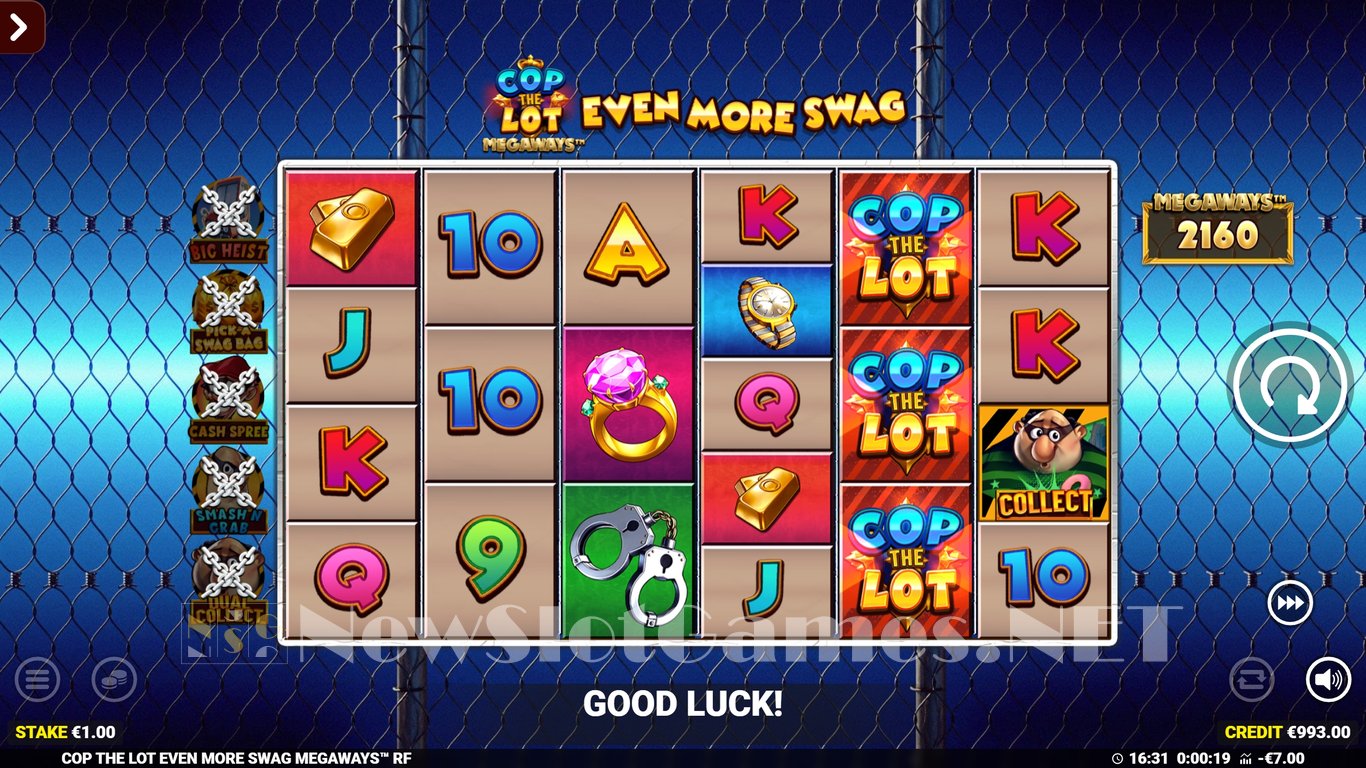 Cop The Lot Megaways Even More Swag Slot Slot Image in Demo - pic. 3