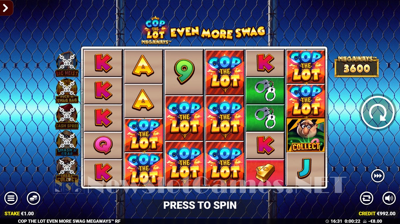 Cop The Lot Megaways Even More Swag Slot Slot Image in Demo - pic. 4