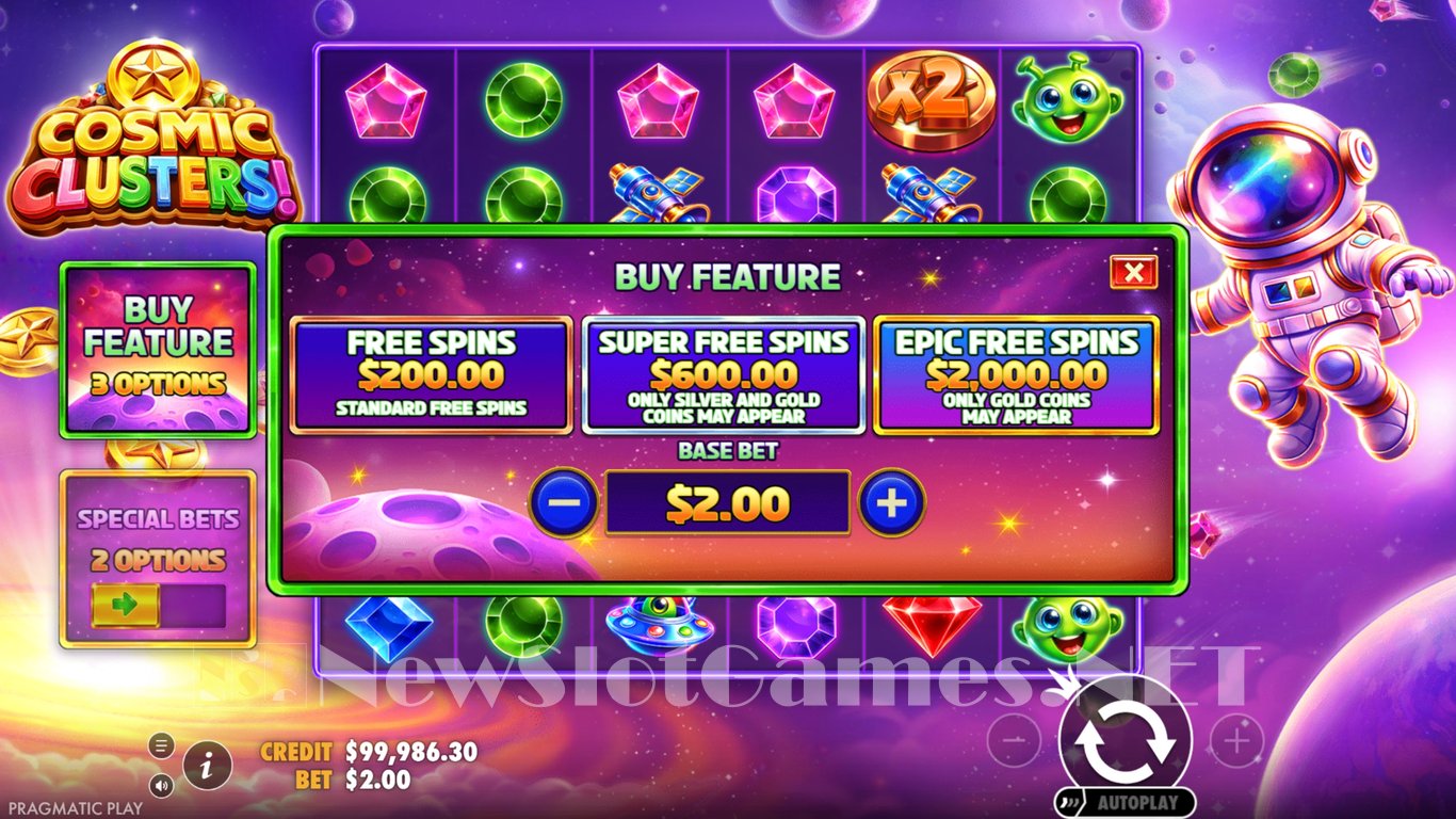 Cosmic Clusters! Slot Slot Image in Demo - pic. 2