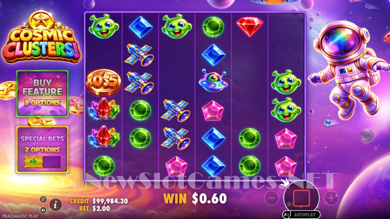 Cosmic Clusters! Slot Slot Image in Demo - pic. 3