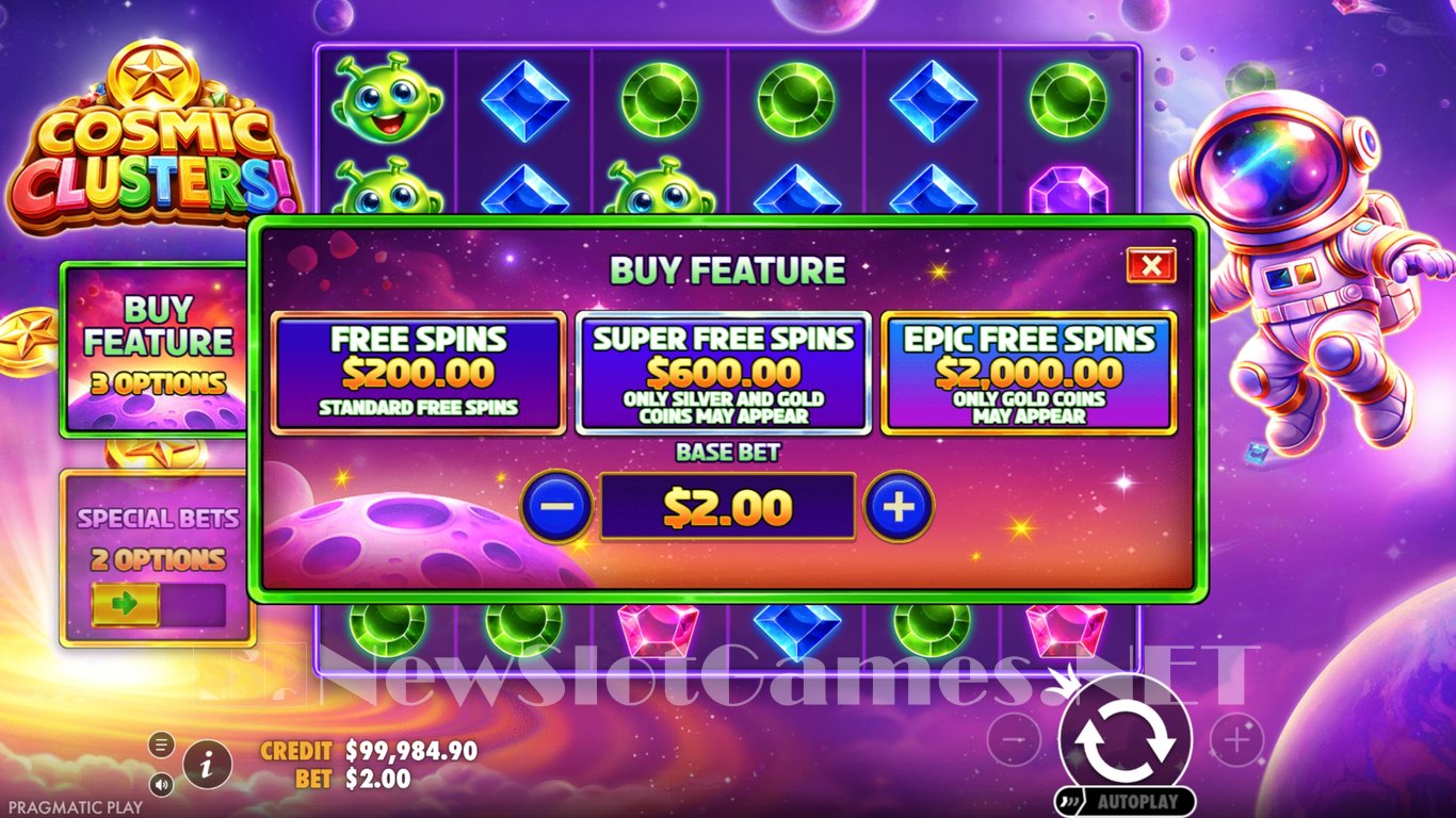Cosmic Clusters! Slot Slot Image in Demo - pic. 4