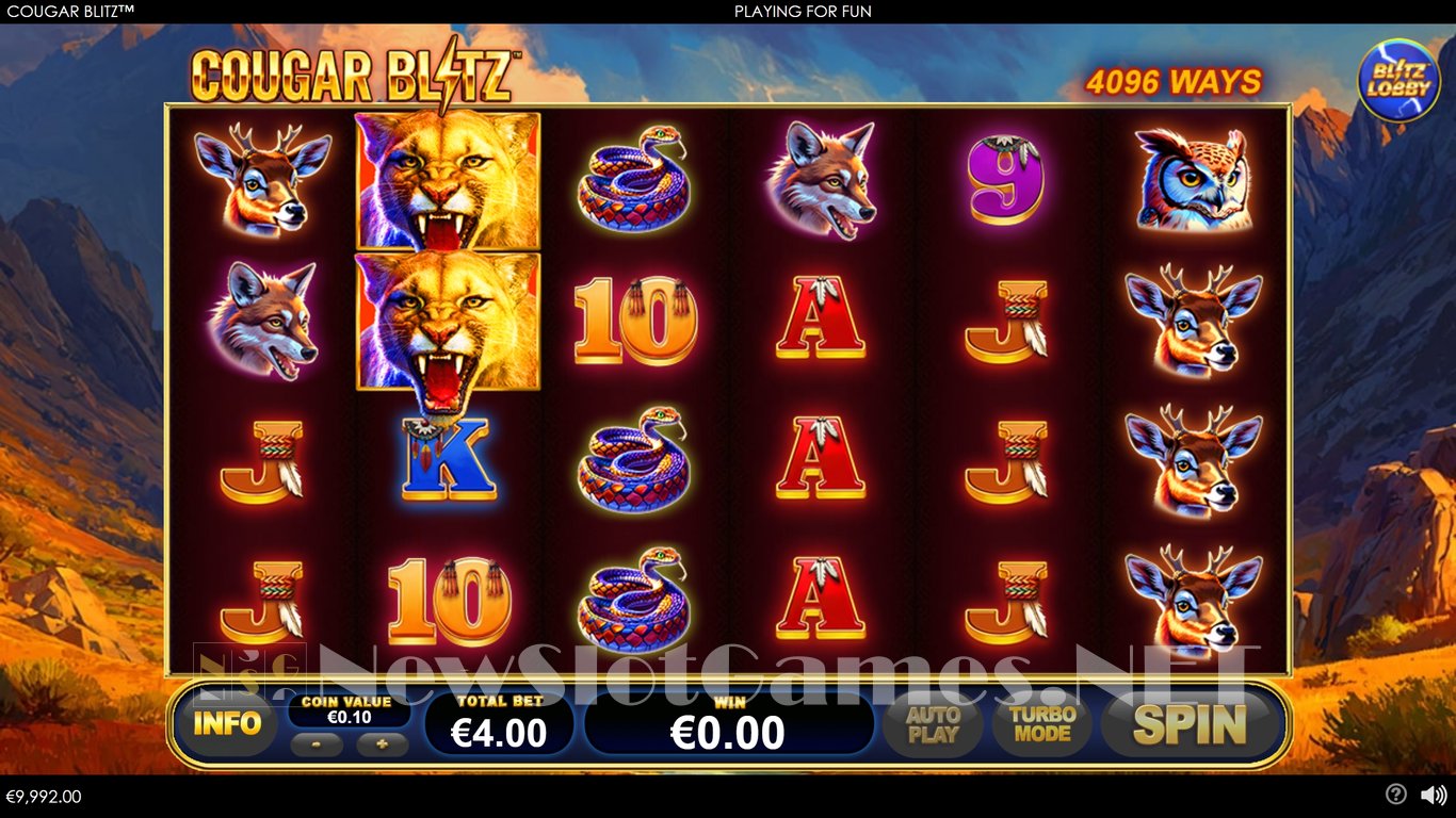 Cougar Blitz Slot Demo Image