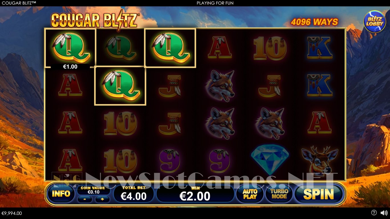 Cougar Blitz Slot Slot Image in Demo - pic. 2
