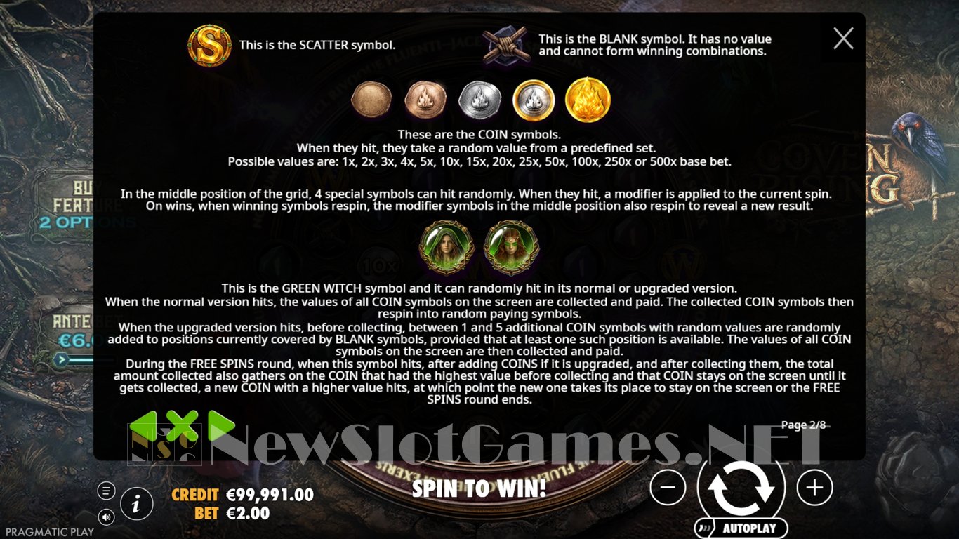 Coven Rising Slot Slot Image in Demo - pic. 5