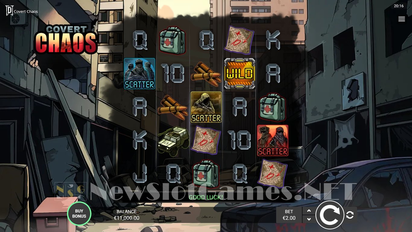 Covert Chaos Slot Demo Image